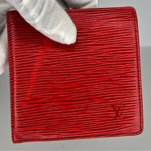♥️LOUIS VUITTON Bi -fold Red Epi Leather Wallet | PRELOVED!!♥️